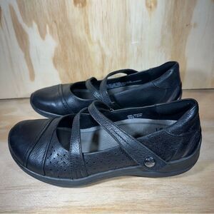 Earth Kara Newton Black Leather Mary Jane Shoes Women’s Size 6.5